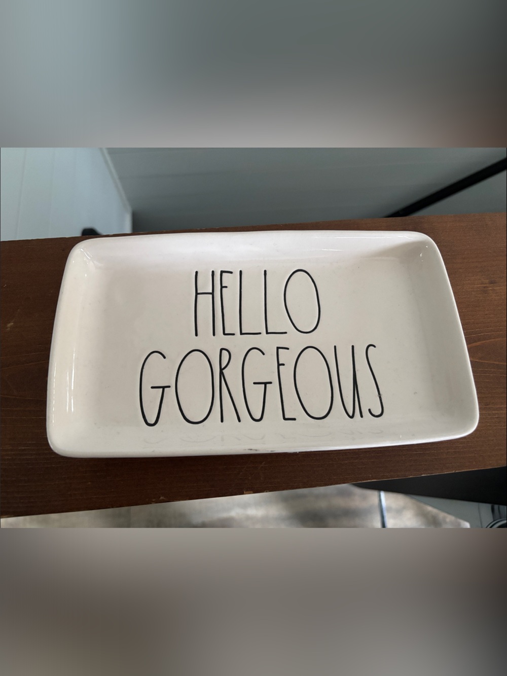 Rae Dunn Cream Ceramic Covered Dish